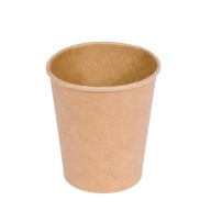 EKO KRAFT HNEDÉ PAPIEROVÉ POHÁRKY 250ML 100 ks