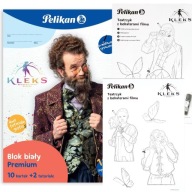 Kreatívny farebný blok 180g Pelikan Kleks 10 listov + 2 návody