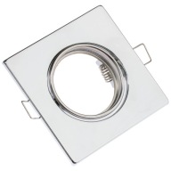 POHYBLIVÉ Stropné svietidlo OPIN POLUX KWADRAT STEEL CHROME POINT