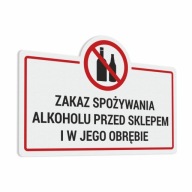 Nálepka – Bez spotreby alkoholu 13,3x20