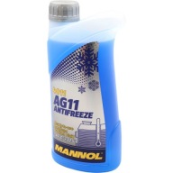 Chladiaca kvapalina 4011 Mannol AG11 -40°C 1L Modrá