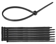 Sťahovacie pásky Sťahovacie pásky 4,8 x 200 mm UV odolné čierne 25 ks.
