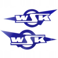 NÁLEPKA MOTOCYKLE BAK TANK NAVY BLUE WSK 125