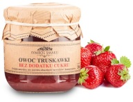 OVOCNÝ DŽEM JAHODOVÝ BEZ PRIDANÉHO CUKRU, PRÍRODNÝ