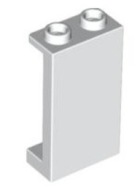 LEGO 87544 PANEL 1x2x3 biela NOVINKA (1g)