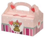 Tortový box pre ročné dievčatko, 10 ks