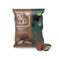 Mandle v tmavej raw vegánskej čokoláde RAW BIO KAKAO 70g