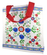 Pp Bag Mini Folklore White Motív