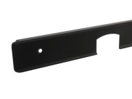 UHLOVÁ LIŠTA NA SPOJENIE DESKY R5 38MM, ČIERNA