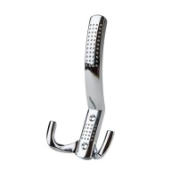 TROJSTENNÝ NÁBYTOK VEŠIAK CHROMOVÝ HÁK 15 cm AMIX W001/C skrutky