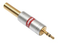 JACK konektor 2,5mm 3P TRS stereo HQ CHROME VITALCO