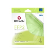 OPHARM FFP2 ochranná maska ​​3 ks - LIME