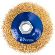 KUŽELOVÁ DRôTENÁ KEFA MOSADZNÁ 100MM M14 C4303