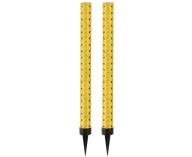 Tortové fontány, zlaté narodeninové sviečky na tortu, Súprava 2, 18 cm