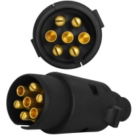 ZÁSTRČKA ZÁSTRČKA PRÍVESU 7 PIN 12/24 V