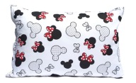 Minnie Mouse Mini obliečka na vankúšik 40x60 biela bavlna na detské spanie