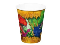 Dinosaury narodeninové poháre 250ml 6 ks.