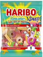 Haribo SAUER BRENNER ovocné želé KYSLE 160g