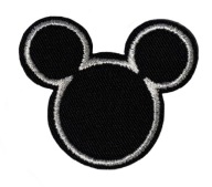 NÁPRAVA TERMÍN APLIKÁCIE MICKEY HEAD 5,5x4,5cm