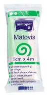 MATOVIS pletená viskózová bandáž na podopretie obväzu 4m x 5cm 1 ks.