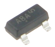 Digitálny NPN tranzistor 2x10K MMUN2211LT1G A8A (10 ks) /4793-10