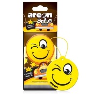 Prívesok do auta AREON Dry Smile Vanilla Black