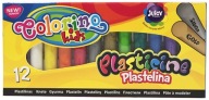 Colorino plastelína 12 ks Zlatá + Strieborná