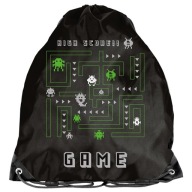 Školská taška na topánky topánky hra PAC-MAN Pixels Black | Pre chlapca