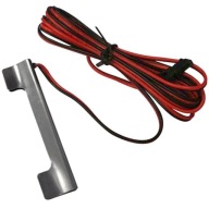 12V CLIP LED svietidlo NA SKLENENÉ POLICE S PLEXI SKLOM 0,24W neutrálna farba