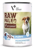 RAW PALEO Puppy Treska Monoproteín 400g