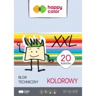 Farebný technický blok Happy Color XXL - A3, 170