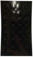Čiapka samolepiaca 20mm LESK ČIERNA 326