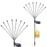 Solárna lampa Púpavové gule Záhradné gule 70cm + Twilight Senzor