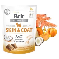 BRIT CARE FUNCTIONAL SNACK pochúťka pre psov Skin&Coat Krill Coconut 150g