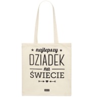BAVLNA SHOPPER BAG DARČEK PRE DEDKA NA DEŇ STARÝCH RODIČOV