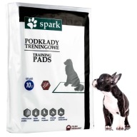 Hygienické podložky 60x60cm Podložky Animal Cleanliness Training Spark 10 kusov
