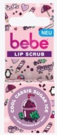 Bebe, Cool Cassis cukrový ľad, peeling na pery, 4,9 g