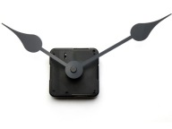 Mechanika SILENT quartz, ručičky ČIERNA, 11,7 cm