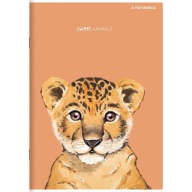 Farebný kockovaný zošit A5 TOP-2000 SWEET ANIMAL 16 listov
