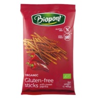 Bezlepkové BIO paprikové tyčinky 45g