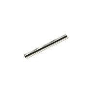 Plug-PINS 1x40 uhlový asymetrický raster 2,54mm goldpin