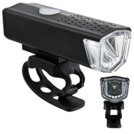 BICYKELOVÁ LAMPA 300 lm biele svetlo predné osvetlenie do držiaka na bicykel