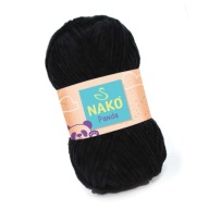 Nako Panda 3087 čierna (plyšová)