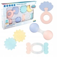 SET CANPOL PASTEL RATTLE 4 KS. HRANÁKY