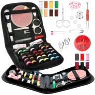 SÚPRAVA NA MIERU NA ŠIJACIE NÁSTROJE NITE IHLY ORGANIZÁTOR KUFRIČE DOPLNKY