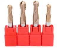 Karbidová guľová fréza HRC 55 2F R 2mm fi 4mm R2x8x50x4D