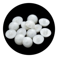 Gombíky 18mm pätka 10ks biele