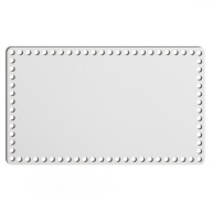 biely základný košík dno 22x37cm HDF obdĺžnik