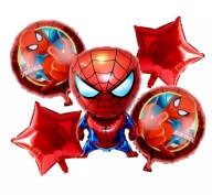 Sada 5 balónov Spiderman pre narodeninovú zábavu