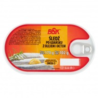 B&K Sleď Po Gdańsk s olejom a octom B&K 170 kg